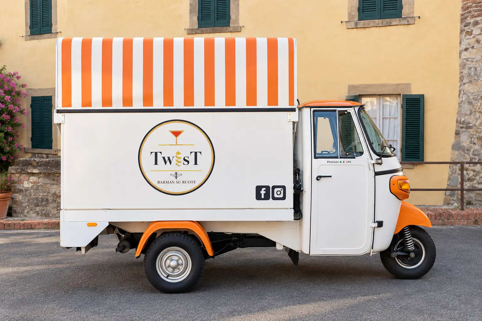 Ape Cocktail Truck Twist ad Arezzo